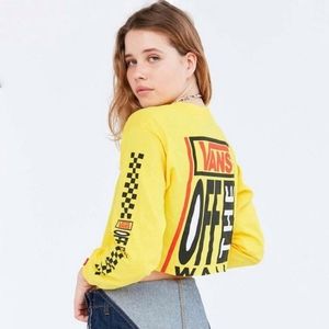 yellow vans crop top